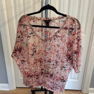 Westbound Women's Floral Pink Top